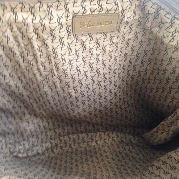 (SOLD) Yves Saint Laurent Large Coated Canvas Tote - Picture 14 of 16